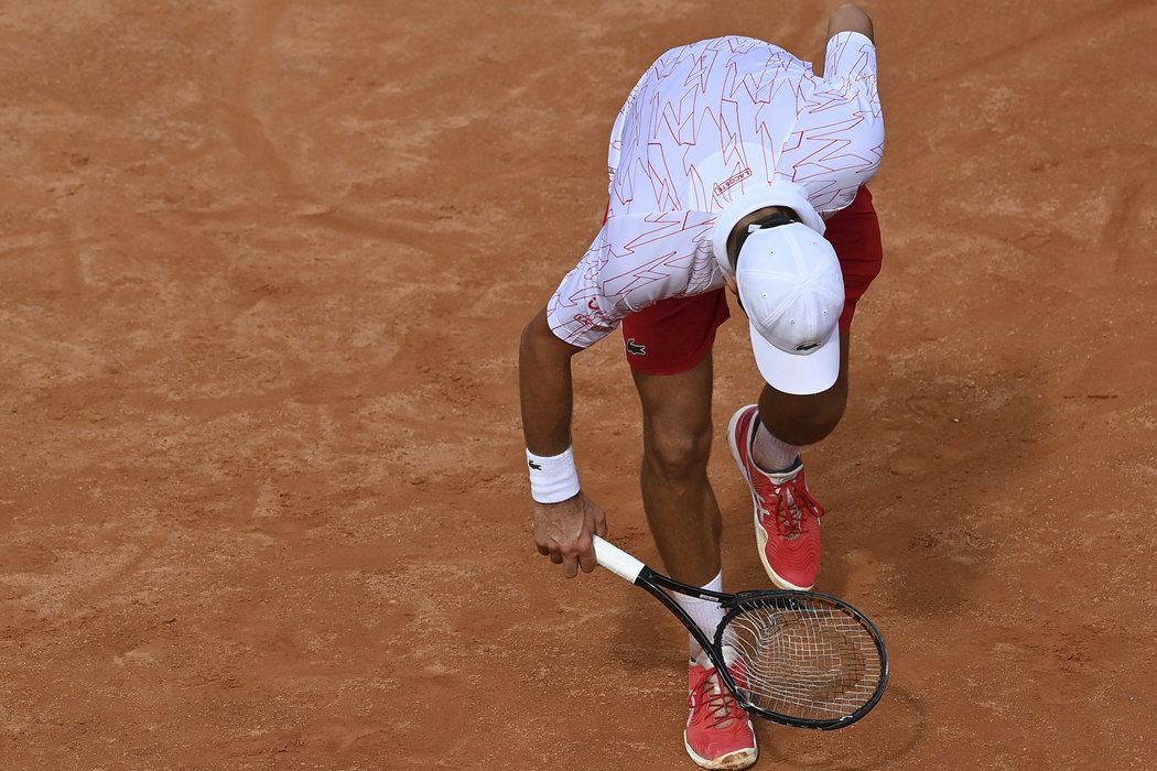 Po fiasku na US Open se Novak Djokovič dopustil dalšího extempore i v Římě