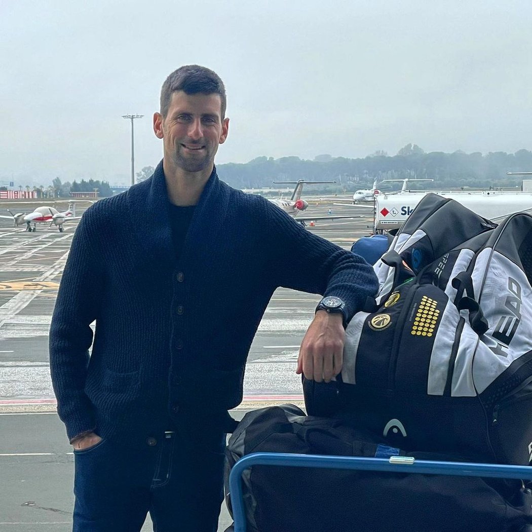 Novak Djokovič prostřednictvím instagramu oznámil: Letím do Austrálie!