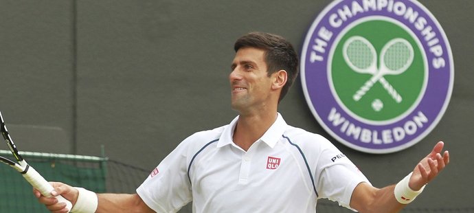 Novak Djokovič se na vítězství nad Kevinem Andersonem hodně nadřel