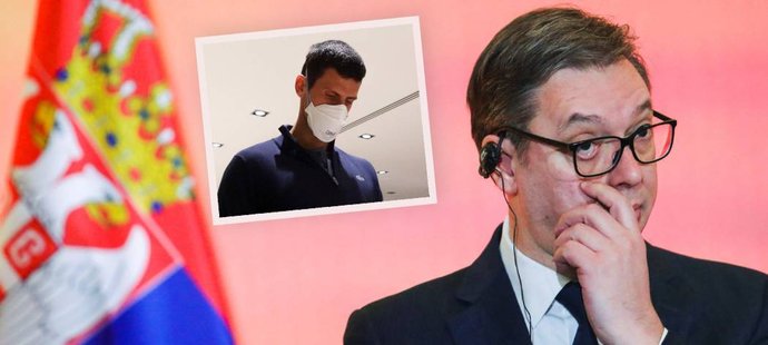Srbský prezident Aleksandar Vučič se zastal Novaka Djokoviče