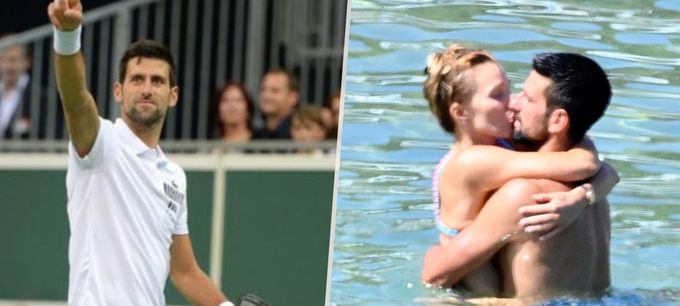 Chvilky rozkoše tenisty Djokoviče na Mykonosu: Skoč na mě, mámo! Chvilky rozkoše tenisty Djokoviče na Mykonosu: Skoč na mě, mámo!