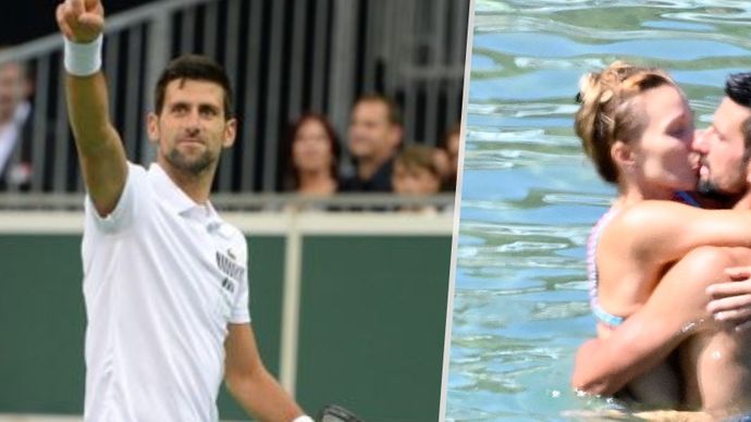 Novak Djokovič si se svou manželkou Jelenou užívá na řeckém ostrově Mykonos.