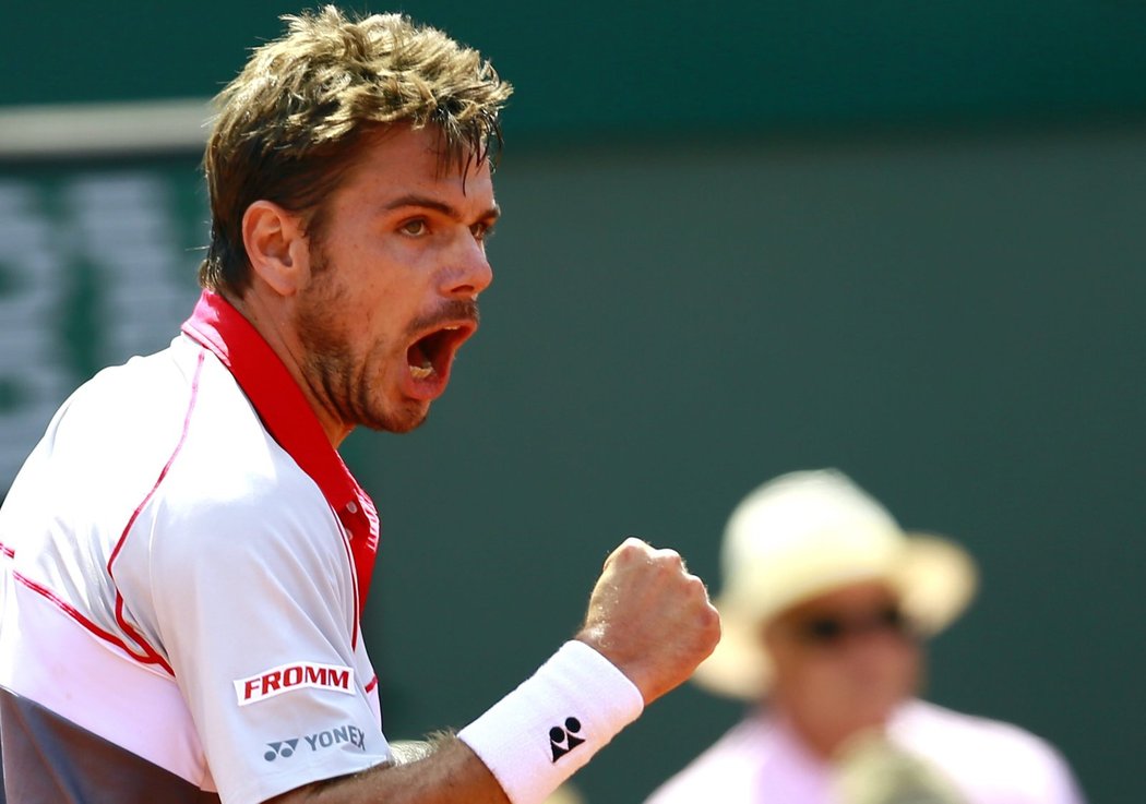 Wawrinka předváděl výborné údery