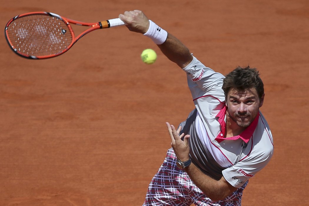 Wawrinka se mohl opřít o kvalitní servis