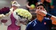 Novak Djokovič poslal během French Open do dámské šatny dvě krásné kytice. Ocenila je i Britka Naomi Broadyová.