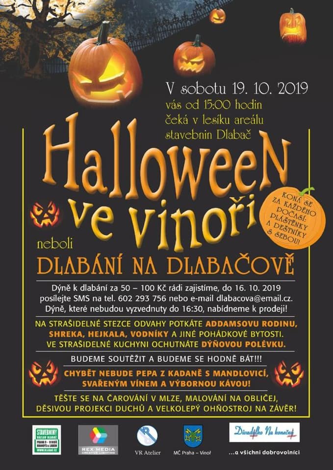 Halloween ve Vinoři neboli dlabání na Dlabačově