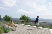 Relax a jedinečné výhledy nabídne park Dlážděnka. Radnice Prahy 8 v něm chystá lavičky, osvětlení i hřiště
