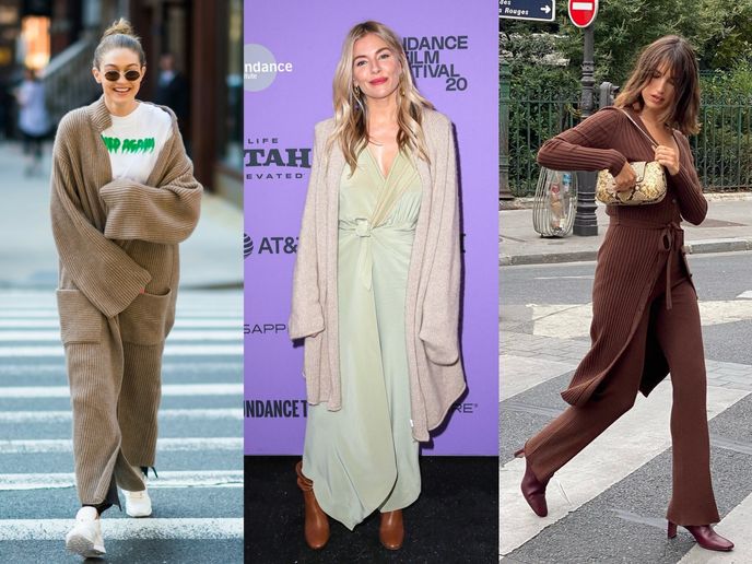 Zleva: Gigi Hadid, Sienna Miller, Jeanne Damas Zleva: Gigi Hadid, Sienna Miller, Jeanne Damas