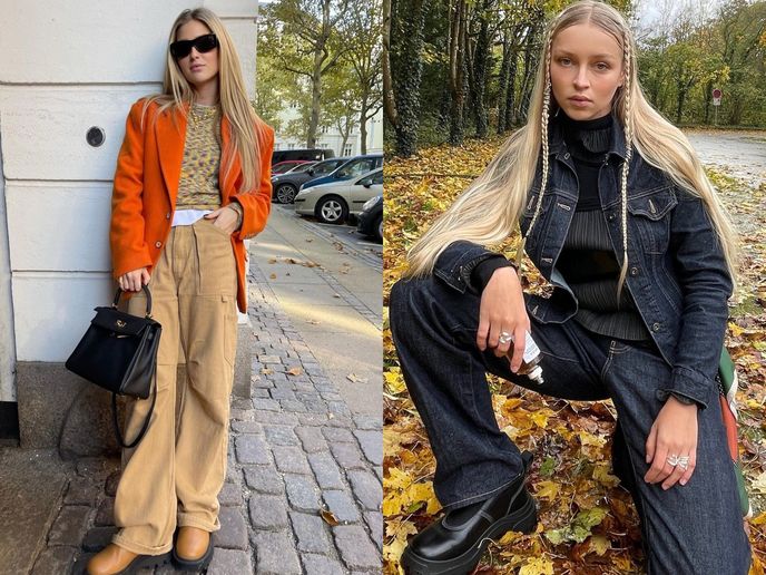 Módní influencerky Emili Sindlev a Regina Anikiy Módní influencerky Emili Sindlev a Regina Anikiy