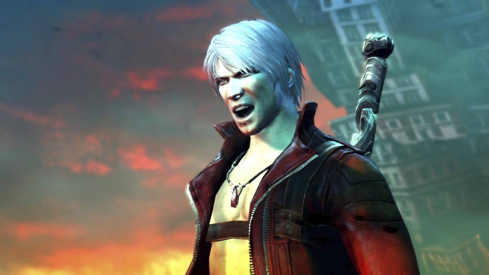 Dante v kostýmu z Devil May Cry 3.