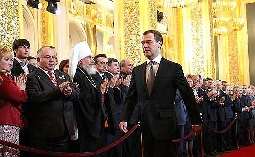 Prezidentská inaugurace Dmitrije Medveděva (7. 5. 2008).