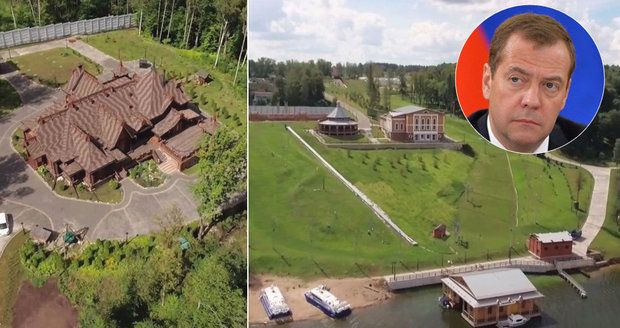 Medveděvovo luxusní sídlo prozradila fotka hub: Tohle je dača pana premiéra, tvrdí ruská opozice