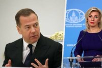 Medveděv, Šojgu či Zacharovová jako zločinci: Ukrajinci rozšířili seznam hledaných osob