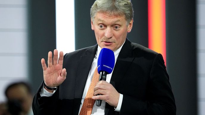 Putinův prezidentský mluvčí Dmitrij Peskov