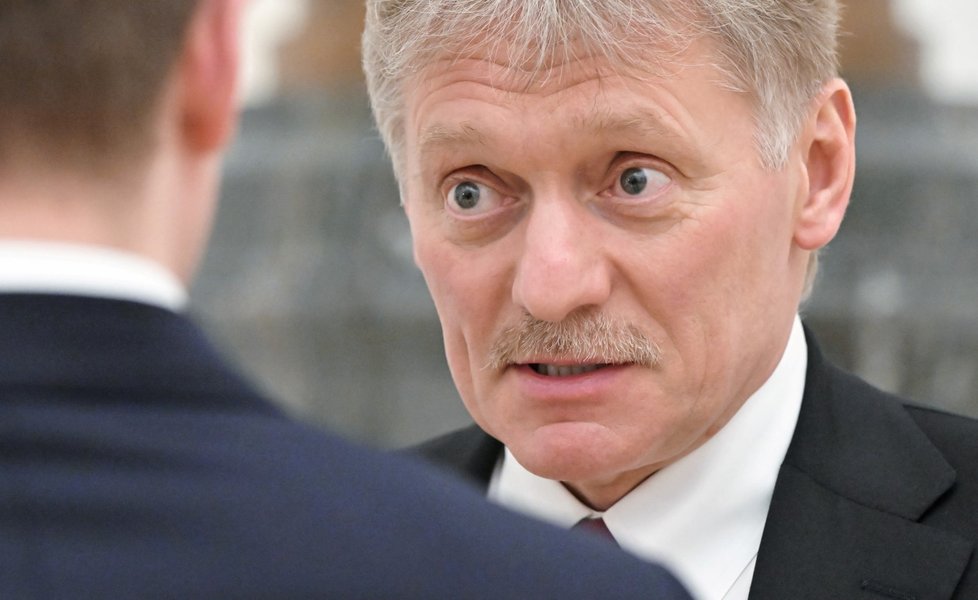 Putinův prezidentský mluvčí Dmitrij Peskov