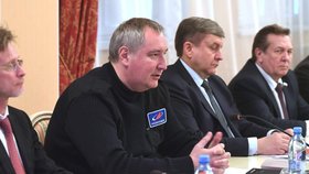 Generální ředitel ruské vesmírné agentury Roskosmos Dmitrij Rogozin