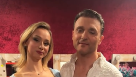 Akrobatický pár Daria a Dmitriy