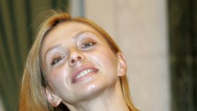 Krasobruslařka Tatiana Navka.