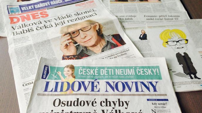 Dnes a Lidové noviny