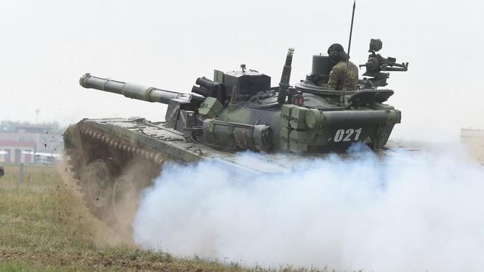 Dny NATO 2015: tank T-72 české armády