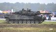 Ukázka německého tanku Leopard 2.