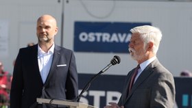 Moravskoslezský hejtman Josef Bělica a prezident Petr Pavel na Dnech NATO (19. 9. 2026).