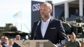 Moravskoslezský hejtman Josef Bělica na Dnech NATO (19. 9. 2026).