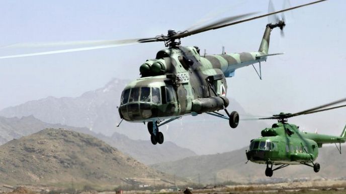 Do Afghánistánu. Vrtulníky Mi-17 ruské výroby