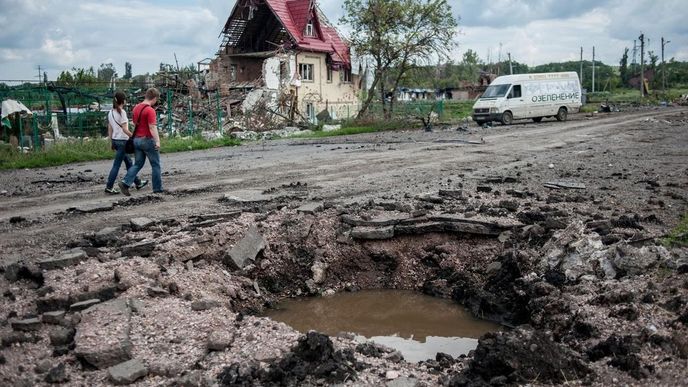 Do východoukrajinského Slavjansku se postupně vrací jeho obyvatelé