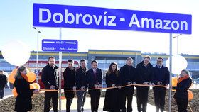 Praha má novou železniční zastávku. Vlak staví před Amazonem v Dobrovízi