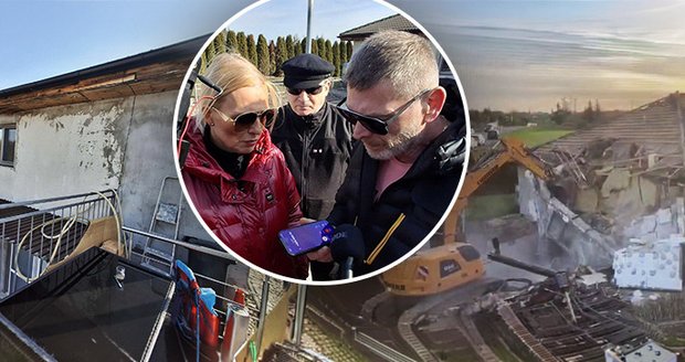 Manželé Sklenářovi postavili načerno v zahrádkářské kolonii místo dvou ohlášených chatek jednu obrovskou vilu. Po 14 letech, kdy nereagovali na výzvy k nápravě, jim nyní dům úřady zbourali.
