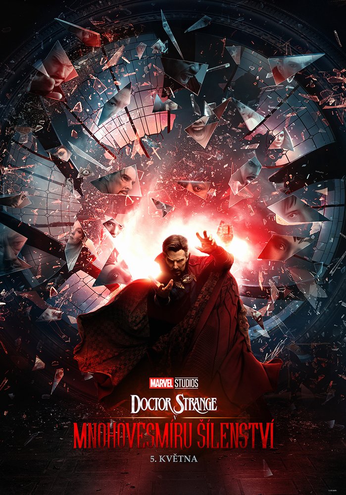 Doctor Strange v mnohovesmíru šílenství: Plakát k filmu studia Marvel