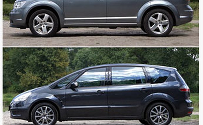 dodge ford testy mpv crossover srovnavacitesty