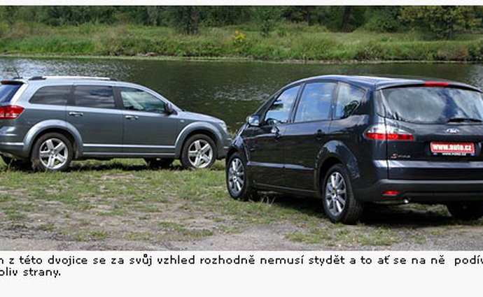 dodge ford testy mpv crossover srovnavacitesty