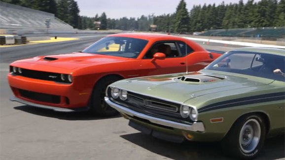 Dodge Challenger: Ročník 1971 vs. nový Hellcat (video)