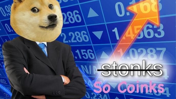 Meme na téma Dogecoin