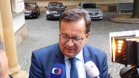 Dohadovací řízení koalice: Ministr z ČSSD Jan Mládek před Úřadem vlády