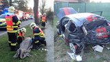 Vážná nehoda v Doksech si vyžádala pět zraněných: Stojí za neštěstím bláznivý závod?