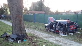 Vážná nehoda v obci Doksy.