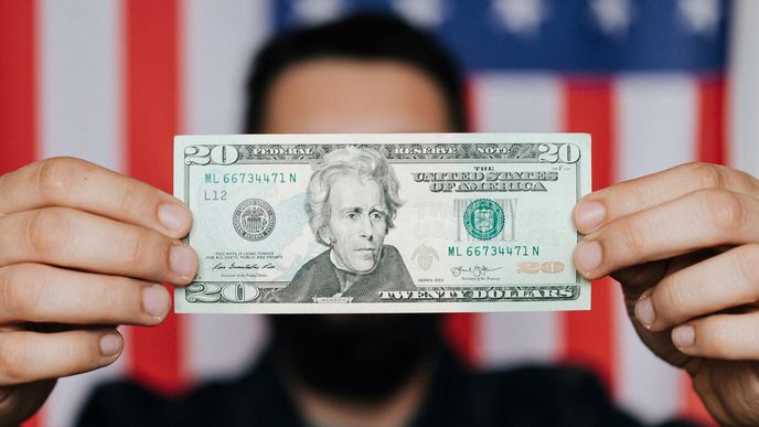 V USA se od začátku roku snížilo množství dolarů v oběhu téměř o pět procent