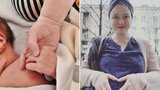 Herečka Marie Doležalová má syna! Předčasný porod víc než týden tajila