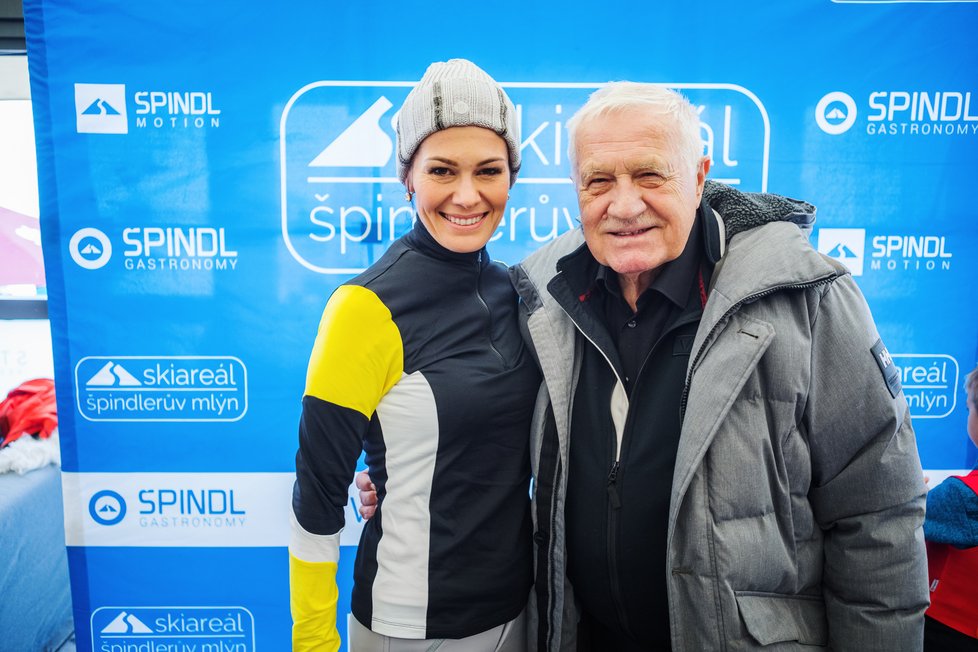 Jana Doleželová a Václav Klaus