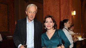 Michaela Dolinová s manželem Janem Sváčkem