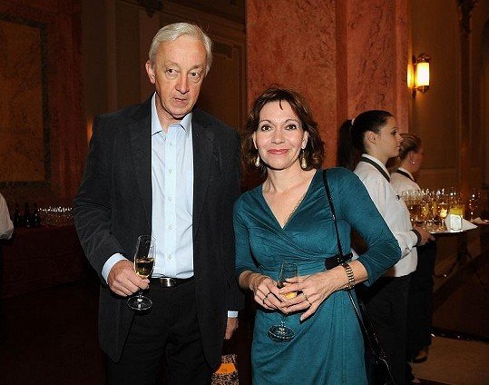 Michaela Dolinová s manželem Janem Sváčkem 