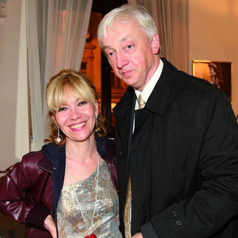 Michaela Dolinová s manželem Janem Sváčkem 