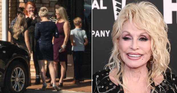 Posledního rozloučení s Dolly Parton se účastnilo jenom pár příbuzných...