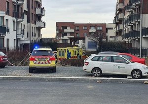 33letý muž se vážně zranil po pádu z 5. patra v Kryšpínově ulici v Praze.