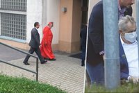 Zemana navštívil kardinál Duka. Prezident je potěšený, v nemocnici zatím zůstává