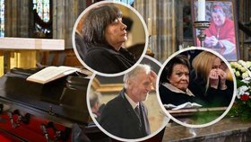 Pohřeb kardinála Dominika Duky: Zemanová, Topolánek, Bohdalová i Kuchařová (15.11.2025)