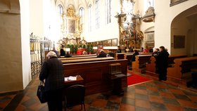 Loučení s kardinálem Dukou v kostele Všech svatých (13.11.2025)